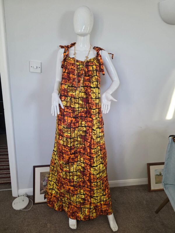 Sunset Mosaic Maxi Dress